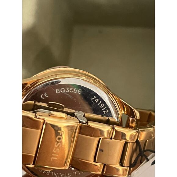 Fossil BQ3596 Rose Gold Watch, Stainless Steel main image 6